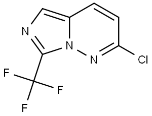 2-Chloro-7-(trifluoromethyl)imidazo[1,5-b]pyridazine Struktur