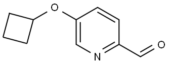 5-Cyclobutoxypicolinaldehyde Struktur