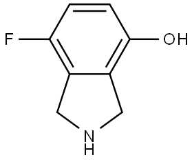 7-Fluoroisoindolin-4-ol Struktur