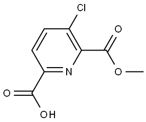 5-Chloro-6-(methoxycarbonyl)picolinate Struktur