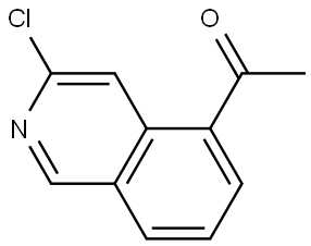 1-(3-Chloroisoquinolin-5-yl)ethan-1-one Struktur