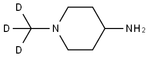 1-(methyl-d3)piperidin-4-amine Struktur