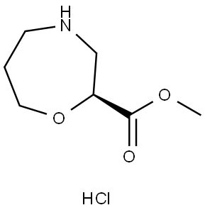 (S)-Methyl 1,4-oxazepane-2-carboxylate (hydrochloride) Struktur