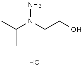 2-(1-Isopropylhydrazinyl)ethan-1-ol hydrochloride Struktur