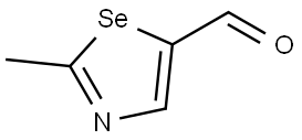 2-Methyl-1,3-selenazole-5-carbaldehyde Struktur