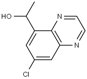 1-(7-Chloroquinoxalin-5-yl)ethanol Struktur
