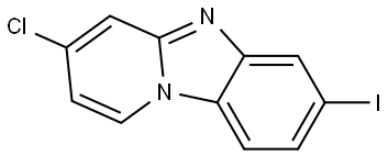 3-Chloro-7-iodobenzo[4,5]imidazo[1,2-a]pyridine Struktur