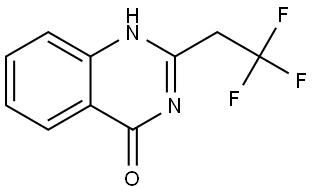2-(2,2,2-Trifluoroethyl)quinazolin-4(3H)-one Struktur