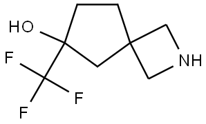 6-(Trifluoromethyl)-2-azaspiro[3.4]octan-6-ol Struktur