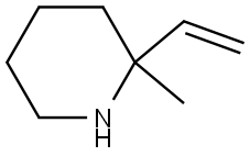 2-Methyl-2-vinylpiperidine Struktur