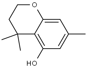 4,4,7-Trimethylchroman-5-ol Struktur