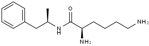 (1R,2R)-Lisdexamphetamine Struktur