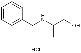 1-Propanol, 2-[(phenylmethyl)amino]-, hydrochloride (1:1) Struktur