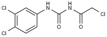 N-(chloroacetyl)-N'-(3,4-dichlorophenyl)urea Struktur