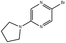 2-bromo-5-pyrrolidin-1-ylpyrazine Struktur