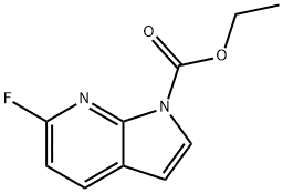 1H-Pyrrolo[2,3-b]pyridine-1-carboxylic acid, 6-fluoro-, ethyl ester