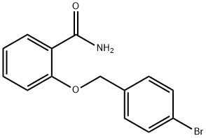 2-(4-broMobenzyloxy)benzaMide Struktur