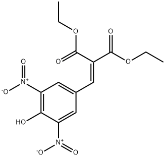 2-(4-HYDROXY-3,5-DINITRO-BENZYLIDENE)-MALONIC ACID DIETHYL ESTER Struktur