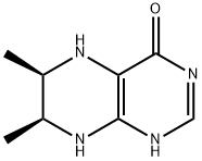 4(1H)-Pteridinone,5,6,7,8-tetrahydro-6,7-dimethyl-,cis-(9CI) Struktur