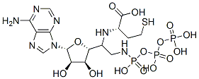 (5'-((N-triphosphoamino)methyl)adenosyl)homocysteine Struktur