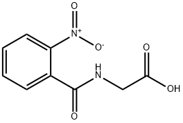 o-Nitrobenzoylglycine Struktur