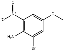 2-BroMo-4-Methoxy-6-nitroaniline Struktur