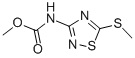 METHYL 5-METHYLTHIO-1,2,4-THIADIAZOL-3-YLCARBAMATE Structure