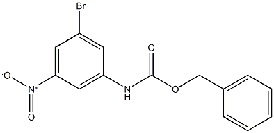 Benzyl (3-broMo-5-nitrophenyl)carbaMate Struktur