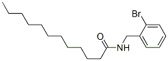 N-[(2-bromophenyl)methyl]dodecanamide Struktur