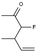 5-Hexen-2-one, 3-fluoro-4-methyl- (9CI) Struktur
