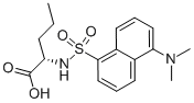 DANSYL-L-NORVALINE CYCLOHEXYLAMMONIUM SALT Struktur