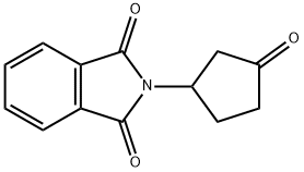2-(3-オキソシクロペンチル)イソインドリン-1,3-ジオン 化學構(gòu)造式
