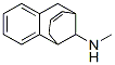 5,6,9,10-tetrahydro-N-methyl-5,9-methanobenzocycloocten-11-amine Struktur