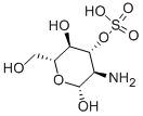 D-GLUCOSAMINE-3-SULFATE Structure