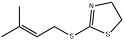 4,5-Dihydro-2-[(3-methyl-2-buten-1-yl)thio]thiazole Struktur