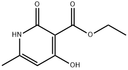 ETHYL 4-HYDROXY-6-METHYL-2-OXO-1,2-DIHYDROPYRIDINE-3-CARBOXYLATE Structure