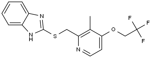 2-[3-Methyl-4-(2,2,2-trifluoroethoxy)-2-pyridinyl]methylthio-1H-benzimidazole