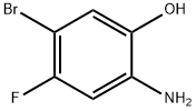 4-Bromo-5-fluoro-2-hydroxyaniline Struktur