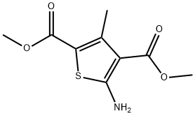 5-氨基-3-甲基噻吩-2,4-二甲酸二甲酯 結(jié)構(gòu)式