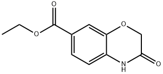 ETHYL 3-OXO-3,4-DIHYDRO-2H-BENZO[B][1,4]OXAZINE-7-CARBOXYLATE Struktur