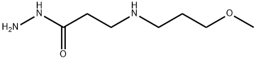 3-[(3-METHOXYPROPYL)AMINO]PROPANOHYDRAZIDE Struktur