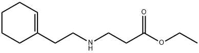 Ethyl 3-{[2-(1-cyclohexen-1-yl)ethyl]-amino}propanoate Struktur
