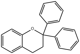3,4-Dihydro-2,2-diphenyl-2H-1-benzopyran Struktur