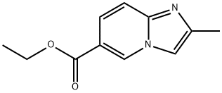 IMidazo[1,2-a]pyridine-6-carboxylic acid, 2-Methyl-, ethyl ester Struktur