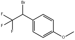 2,2,2-Trifluoro-1-(4-methoxyphenyl)ethyl Bromide  Struktur