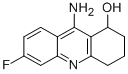 1,2,3,4-Tetrahydro-9-amino-6-fluoro-1-acridinol Struktur