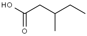 3-甲基戊酸 結(jié)構(gòu)式