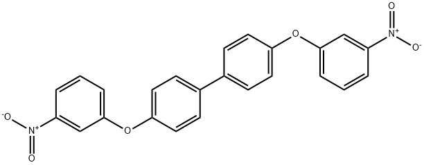 4,4'-Bis(3-nitrophenoxy)biphenyl Struktur