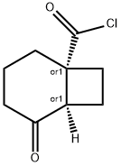 Bicyclo[4.2.0]octane-1-carbonyl chloride, 5-oxo-, cis- (9CI) Struktur