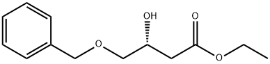 Ethyl (R)-4-benzyloxy-3-hydroxybutyrate. Struktur